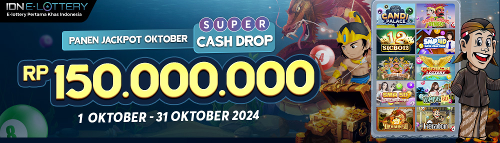 Super Cash Drop Panen Jackpot Oktober